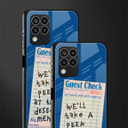 dessert menu back phone cover | glass case for samsung galaxy m33 5g