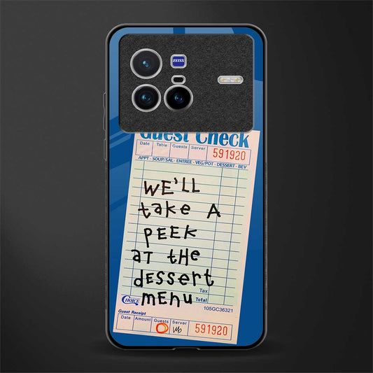 dessert menu glass case for vivo x80 image
