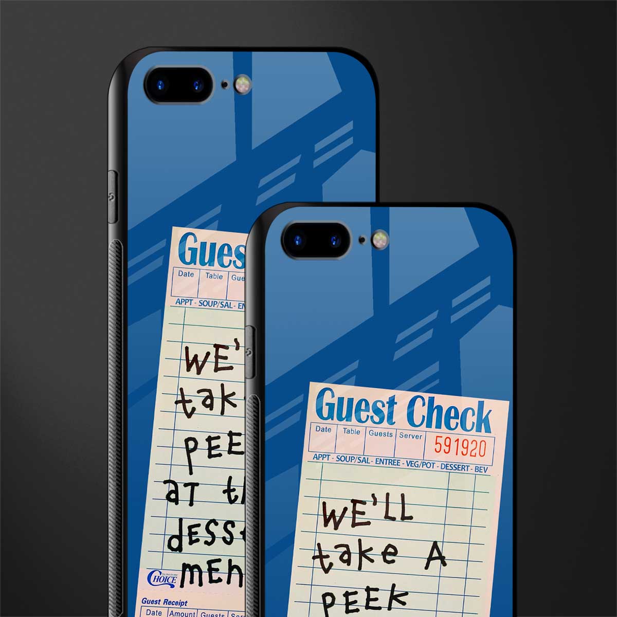 dessert menu glass case for iphone 7 plus image-2