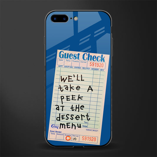 dessert menu glass case for iphone 7 plus image