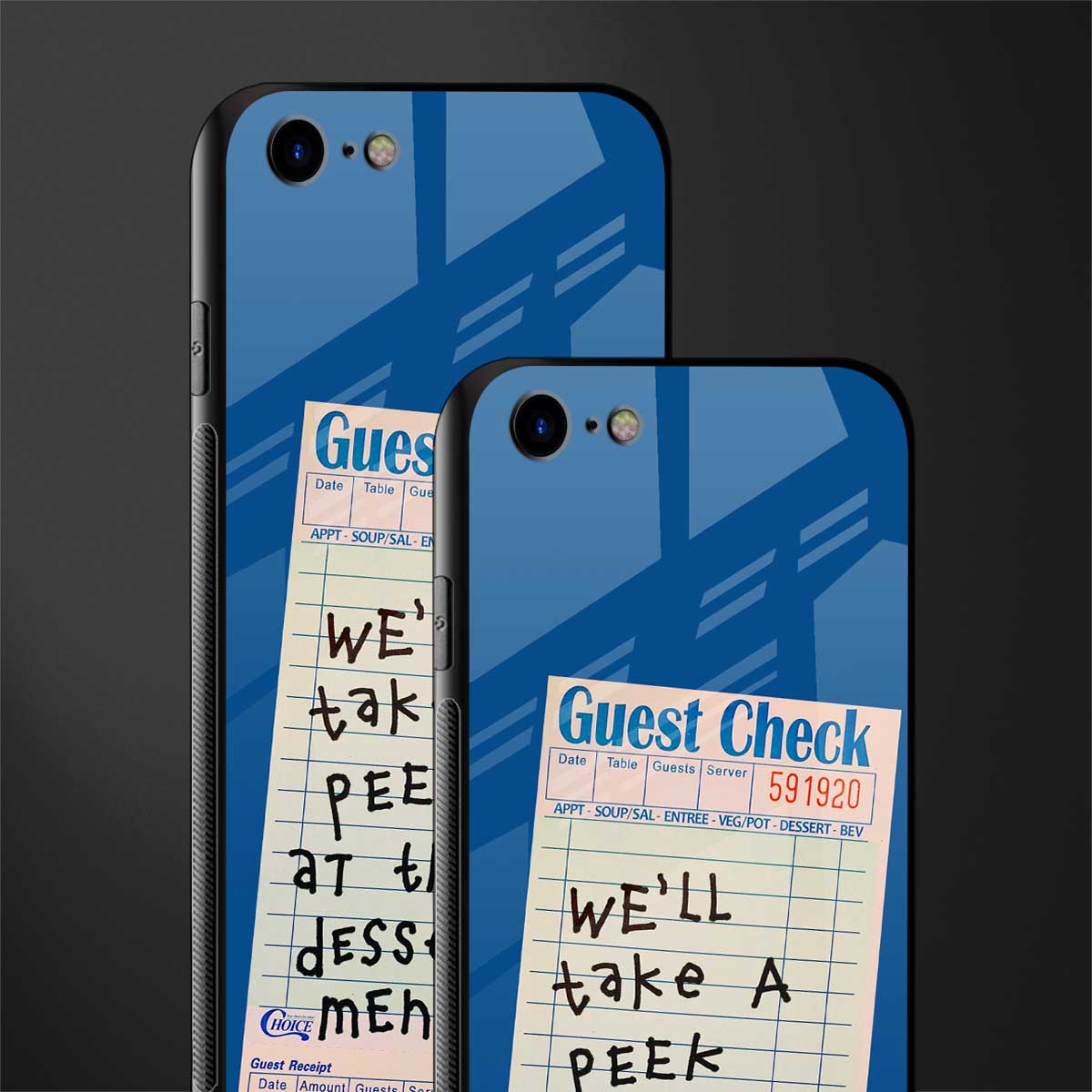 dessert menu glass case for iphone 7 image-2