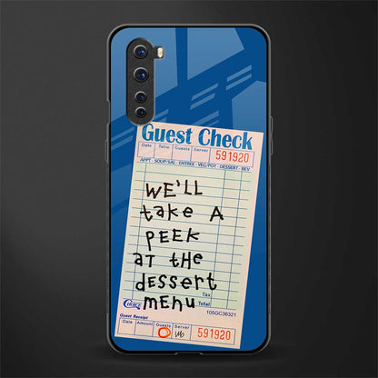 dessert menu glass case for oneplus nord ac2001 image