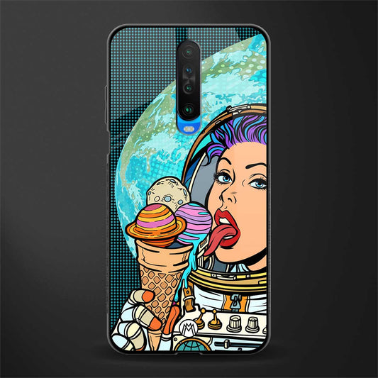 dessert space glass case for poco x2 image