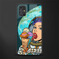 dessert space glass case for samsung galaxy m51 image