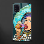 dessert space glass case for samsung galaxy a31 image
