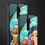 dessert space glass case for redmi note 8 pro image-2