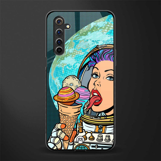 dessert space glass case for realme 6i image