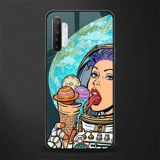 dessert space glass case for realme x2 image