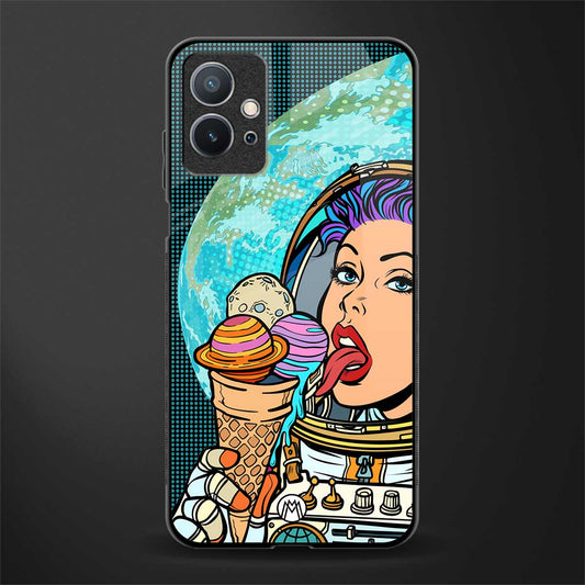 dessert space glass case for vivo y75 5g image