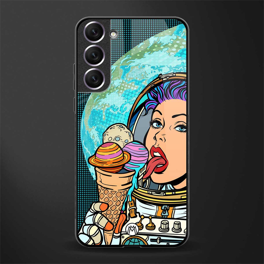 dessert space glass case for samsung galaxy s21 fe 5g image