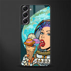 dessert space glass case for samsung galaxy s21 fe 5g image