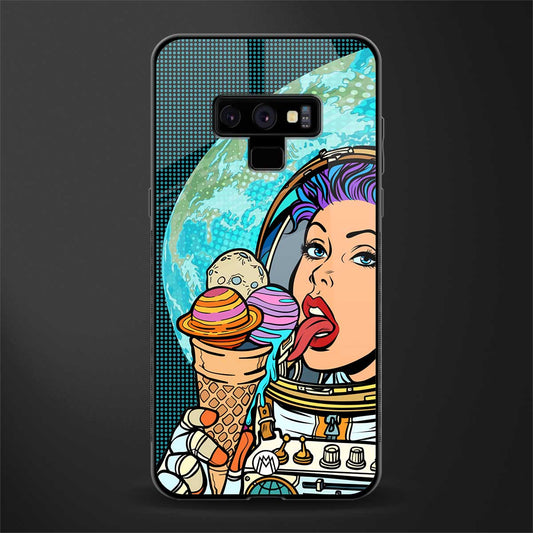 dessert space glass case for samsung galaxy note 9 image