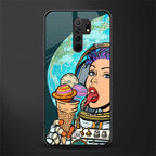 dessert space glass case for poco m2 image