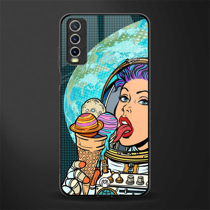 dessert space glass case for vivo y12s image