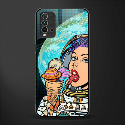 dessert space glass case for redmi 9 power image