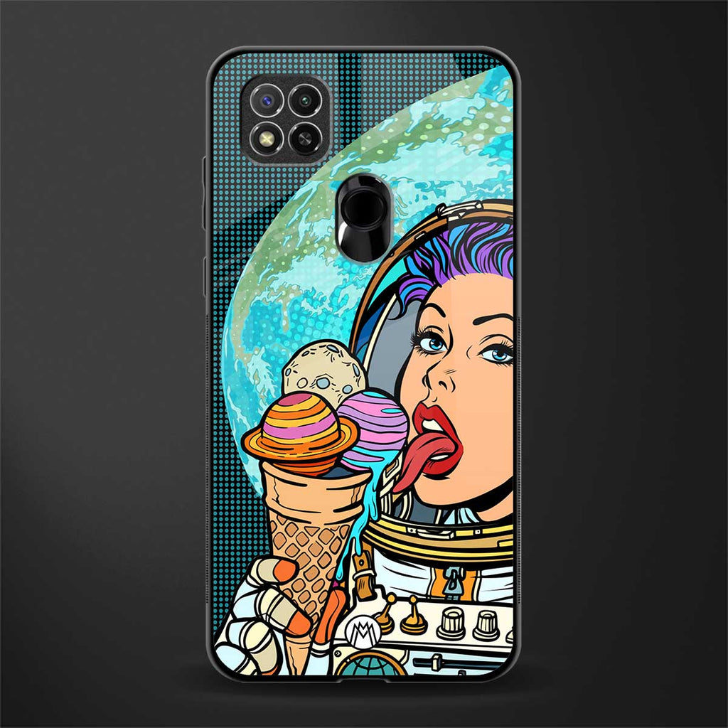 dessert space glass case for poco c31 image