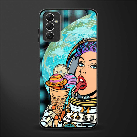 dessert space glass case for samsung galaxy m52 5g image