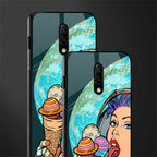 dessert space glass case for oneplus 7 image-2