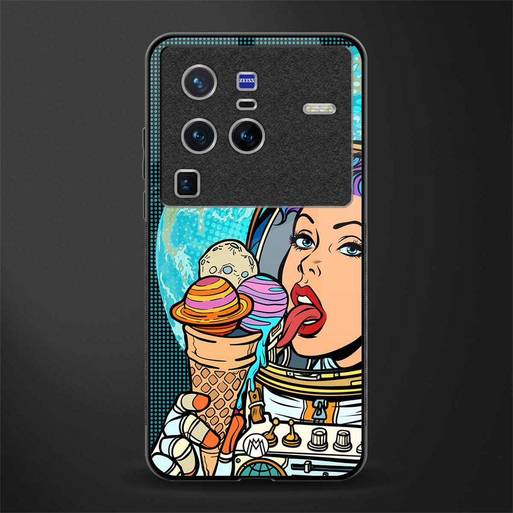 dessert space glass case for vivo x80 pro 5g image