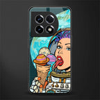 dessert space back phone cover | glass case for oneplus 11