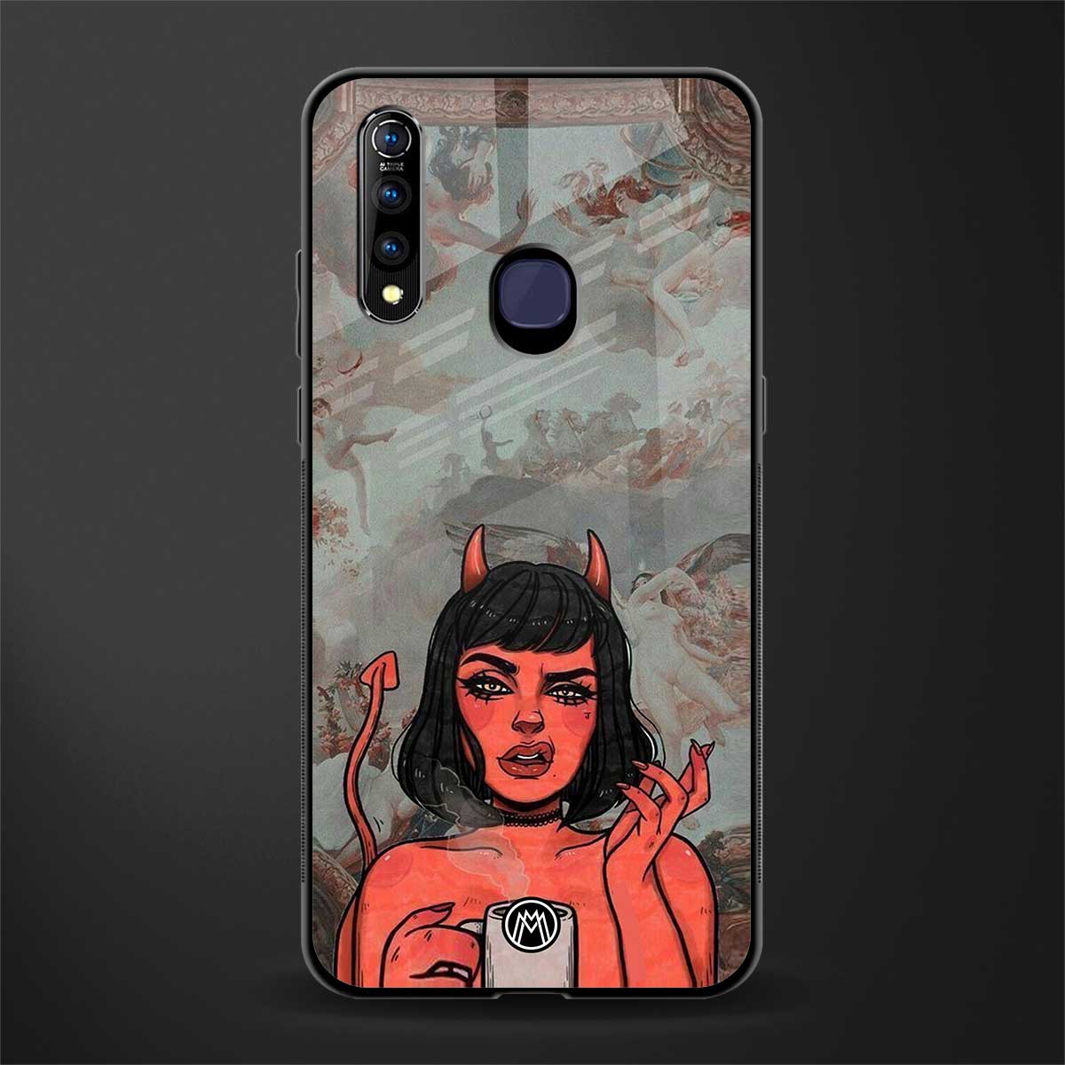devil buys mymerchandize glass case for vivo z1 pro image