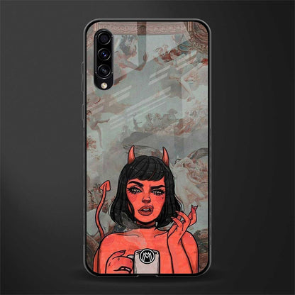 devil buys mymerchandize glass case for samsung galaxy a70s image
