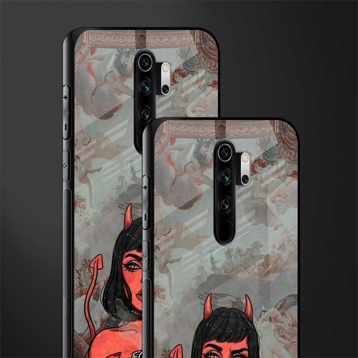 devil buys mymerchandize glass case for redmi note 8 pro image-2