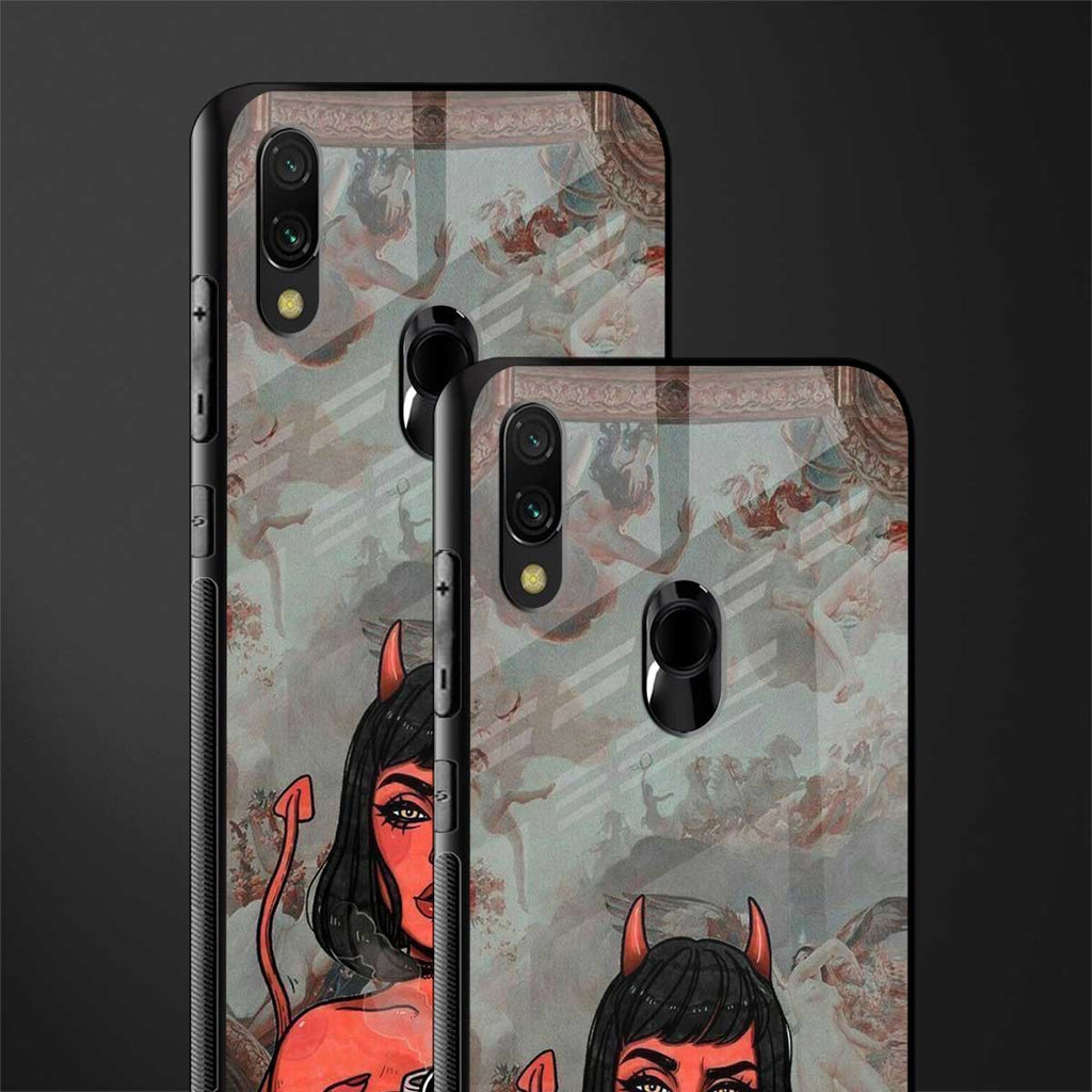 devil buys mymerchandize glass case for redmi note 7 pro image-2