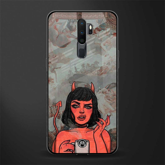 devil buys mymerchandize glass case for oppo a5 2020 image