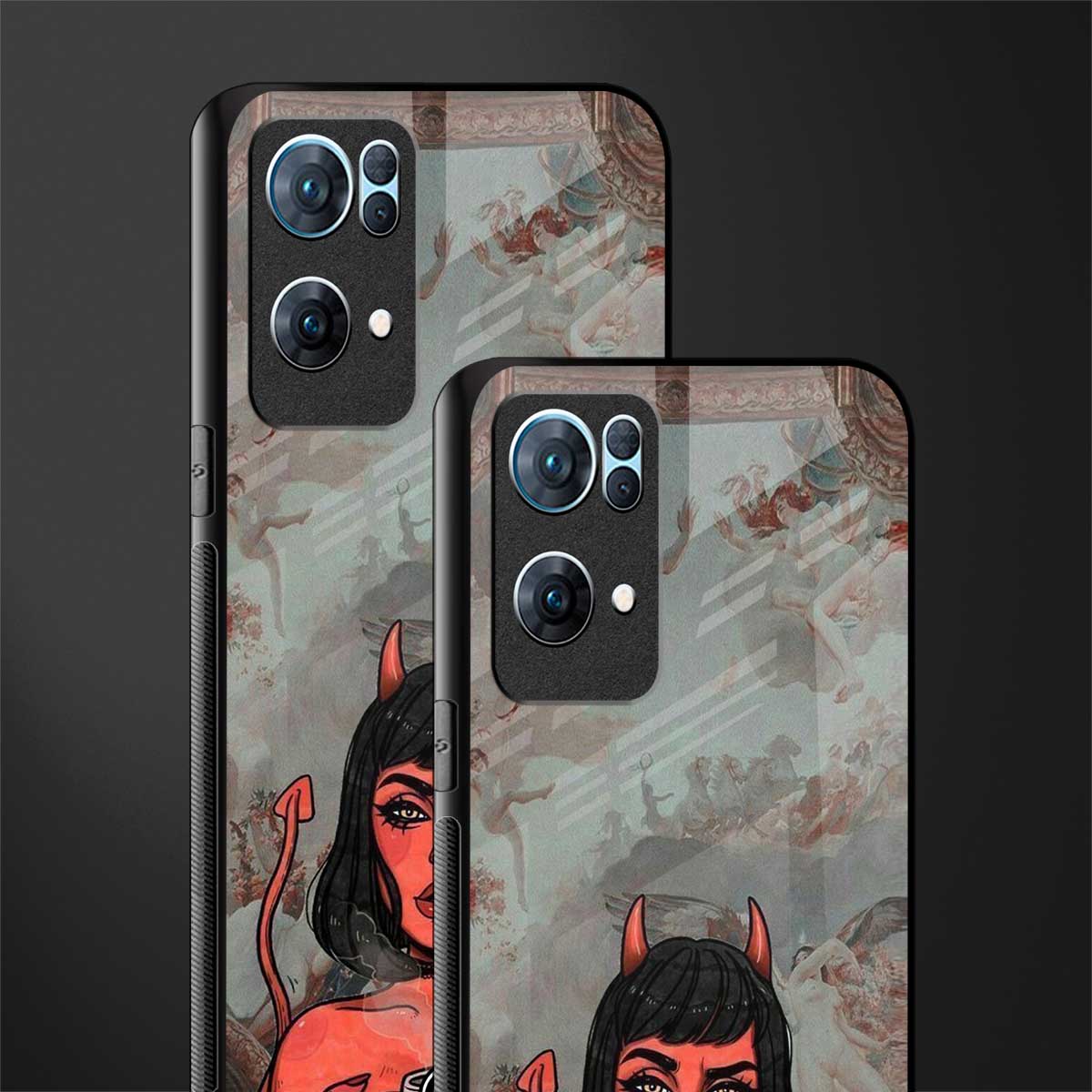 devil buys mymerchandize glass case for oppo reno7 pro 5g image-2