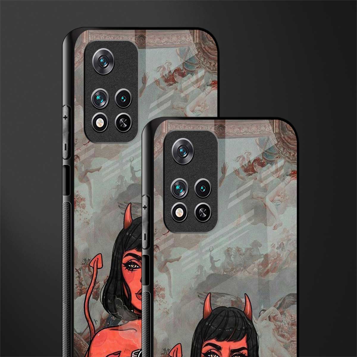 devil buys mymerchandize glass case for poco m4 pro 5g image-2