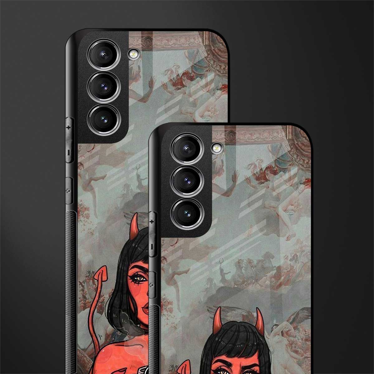 devil buys mymerchandize glass case for samsung galaxy s21 image-2