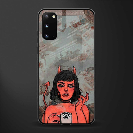devil buys mymerchandize glass case for samsung galaxy s20 image