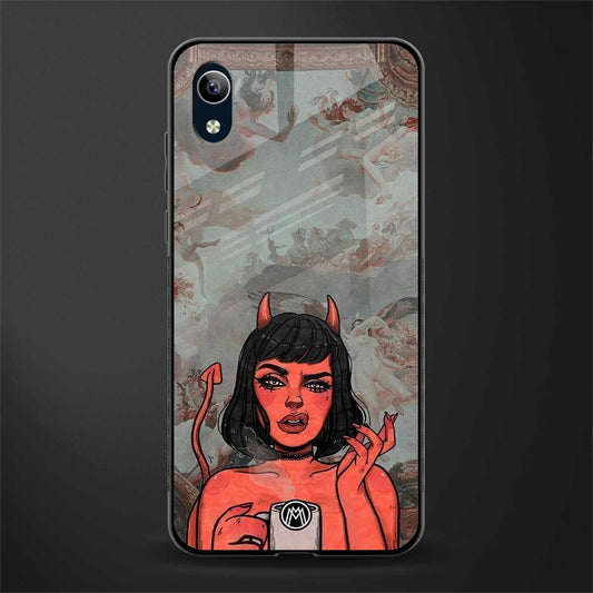 devil buys mymerchandize glass case for vivo y91i image