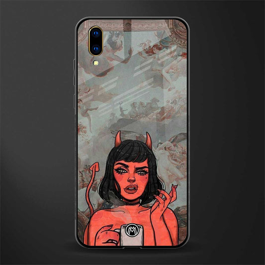 devil buys mymerchandize glass case for vivo v11 pro image