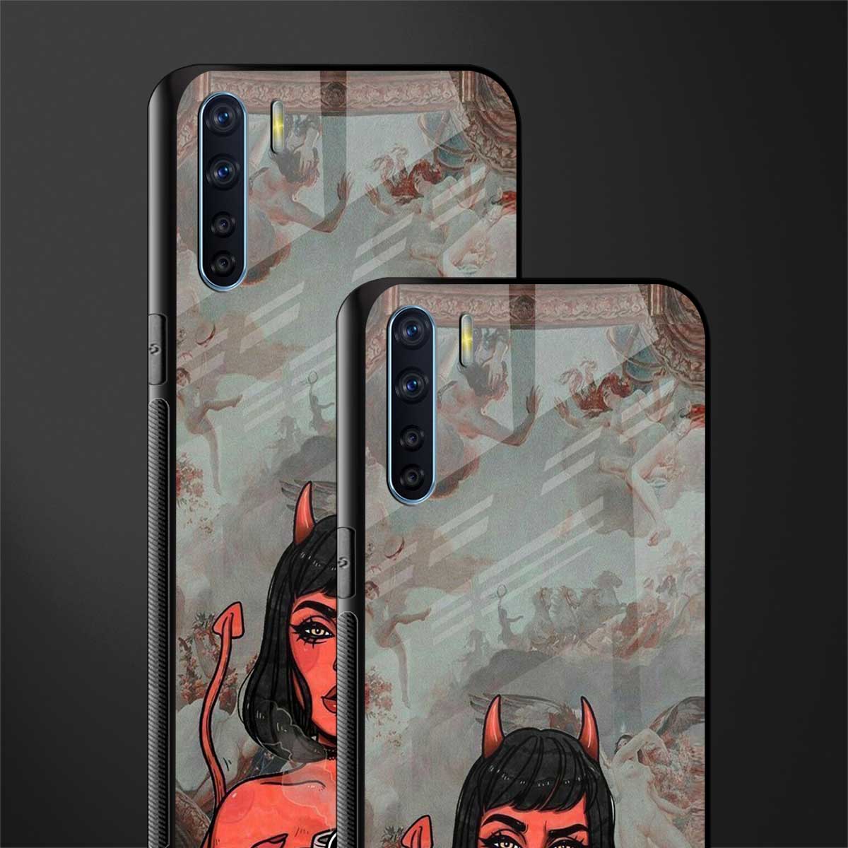 devil buys mymerchandize glass case for oppo f15 image-2