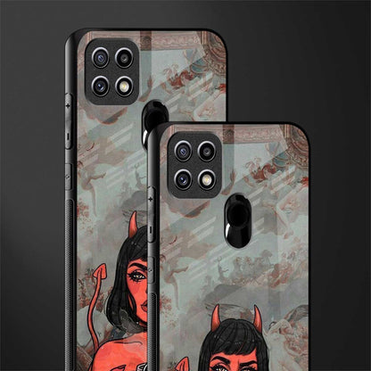 devil buys mymerchandize glass case for oppo a15s image-2