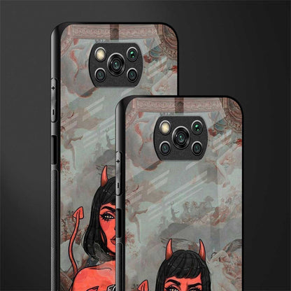 devil buys mymerchandize glass case for poco x3 pro image-2
