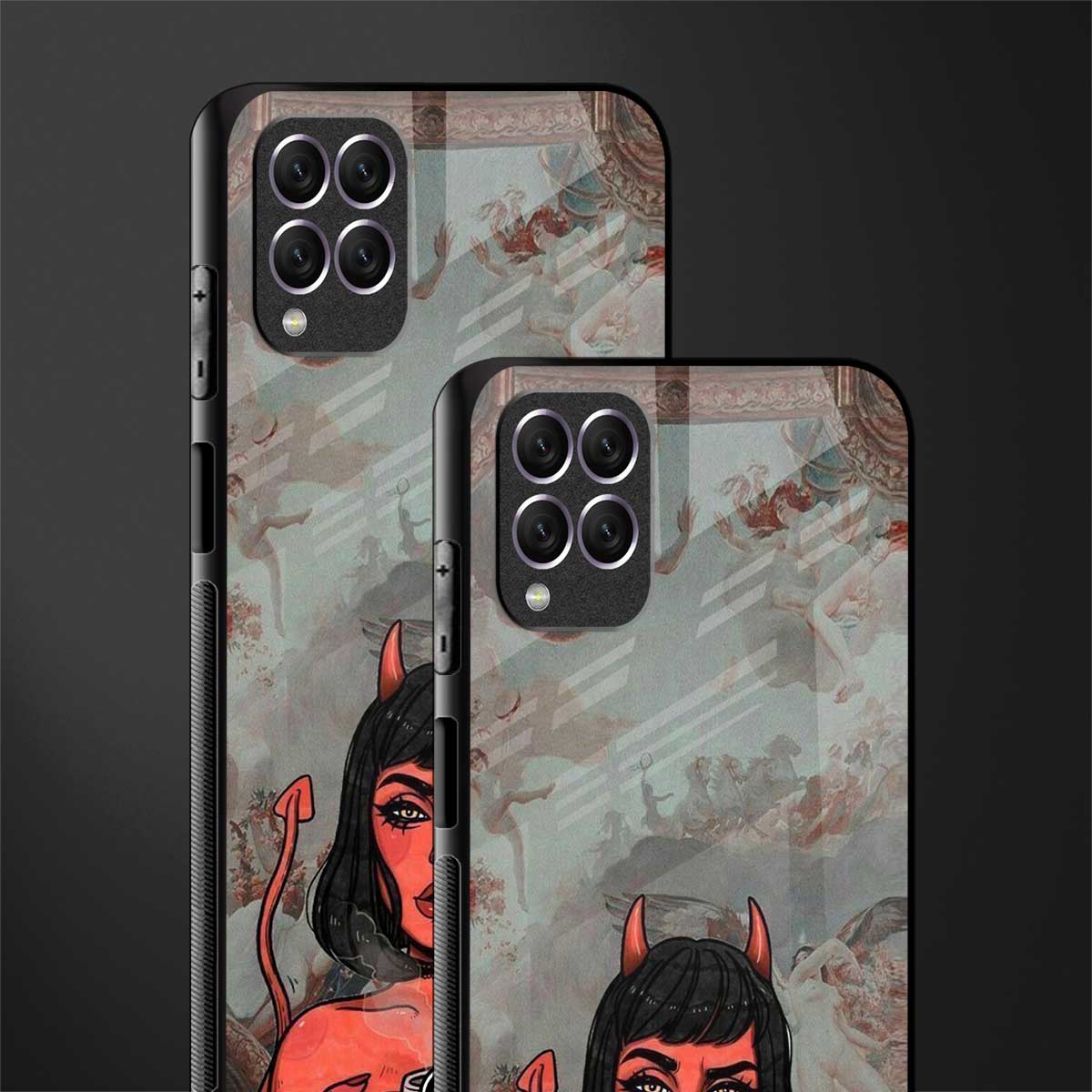 devil buys mymerchandize glass case for samsung galaxy f62 image-2