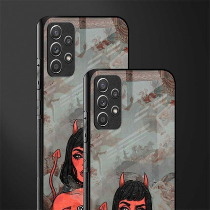 devil buys mymerchandize glass case for samsung galaxy a52 image-2