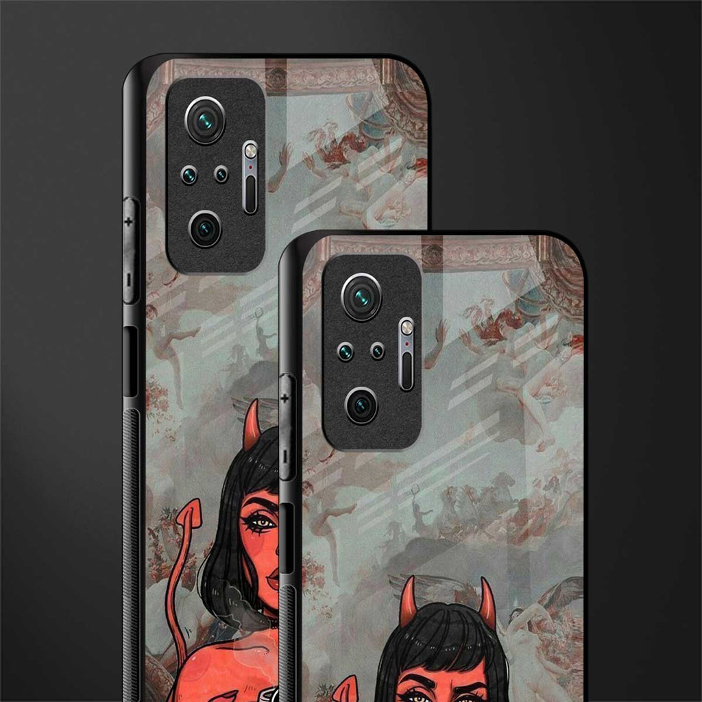 devil buys mymerchandize glass case for redmi note 10 pro max image-2