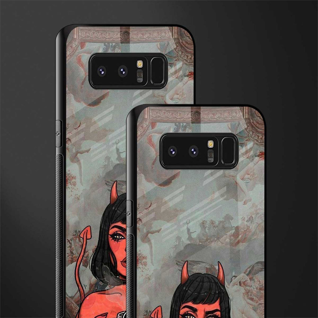 devil buys mymerchandize glass case for samsung galaxy note 8 image-2