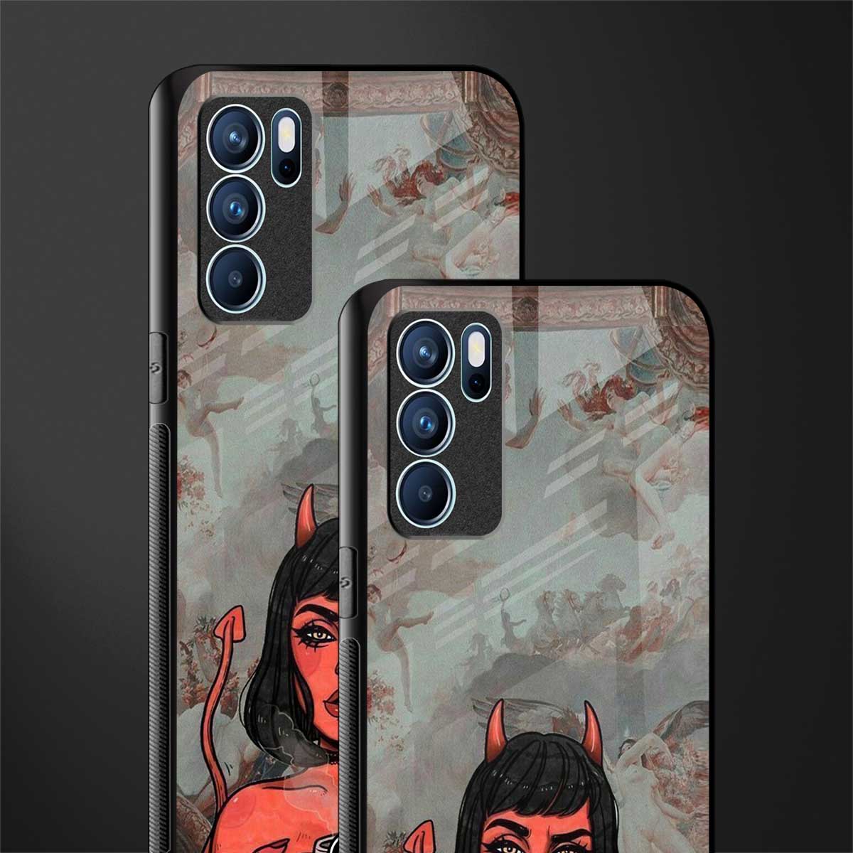 devil buys mymerchandize glass case for oppo reno6 pro 5g image-2