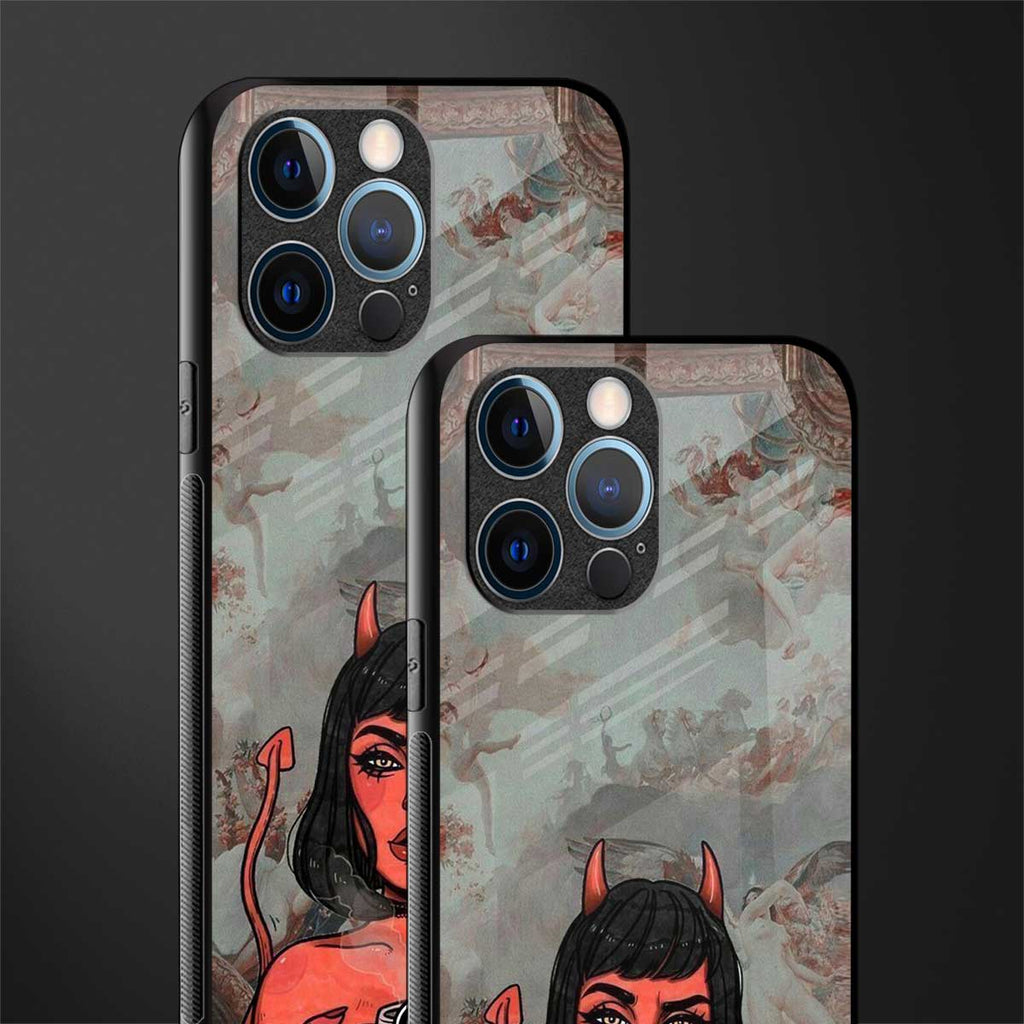devil buys mymerchandize glass case for iphone 12 pro image-2