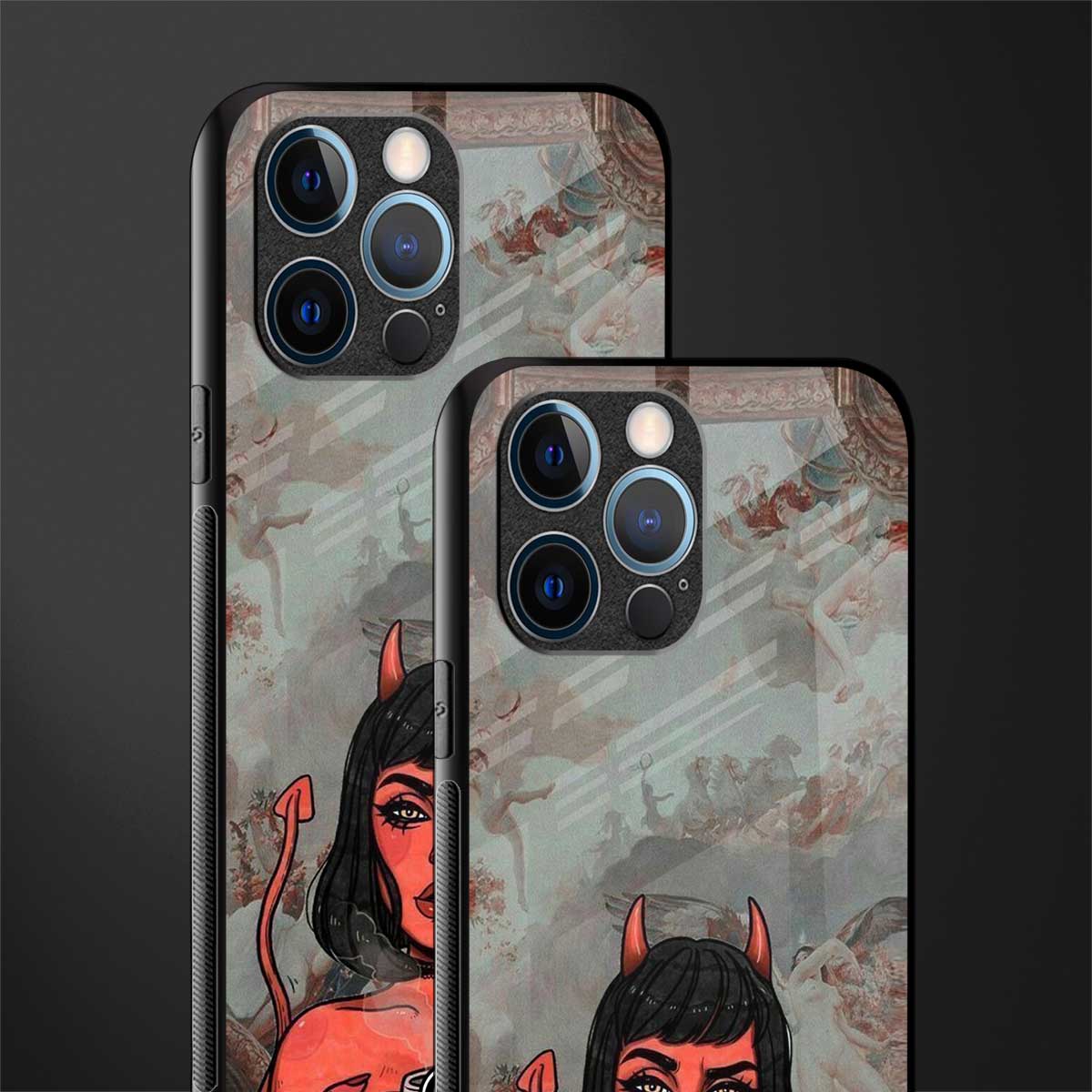 devil buys mymerchandize glass case for iphone 12 pro image-2