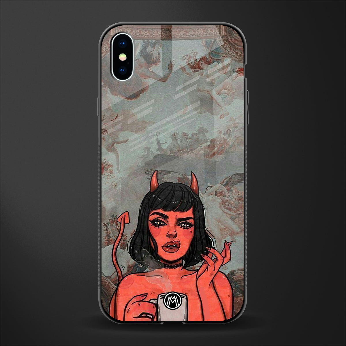 devil buys mymerchandize glass case for iphone xs max image