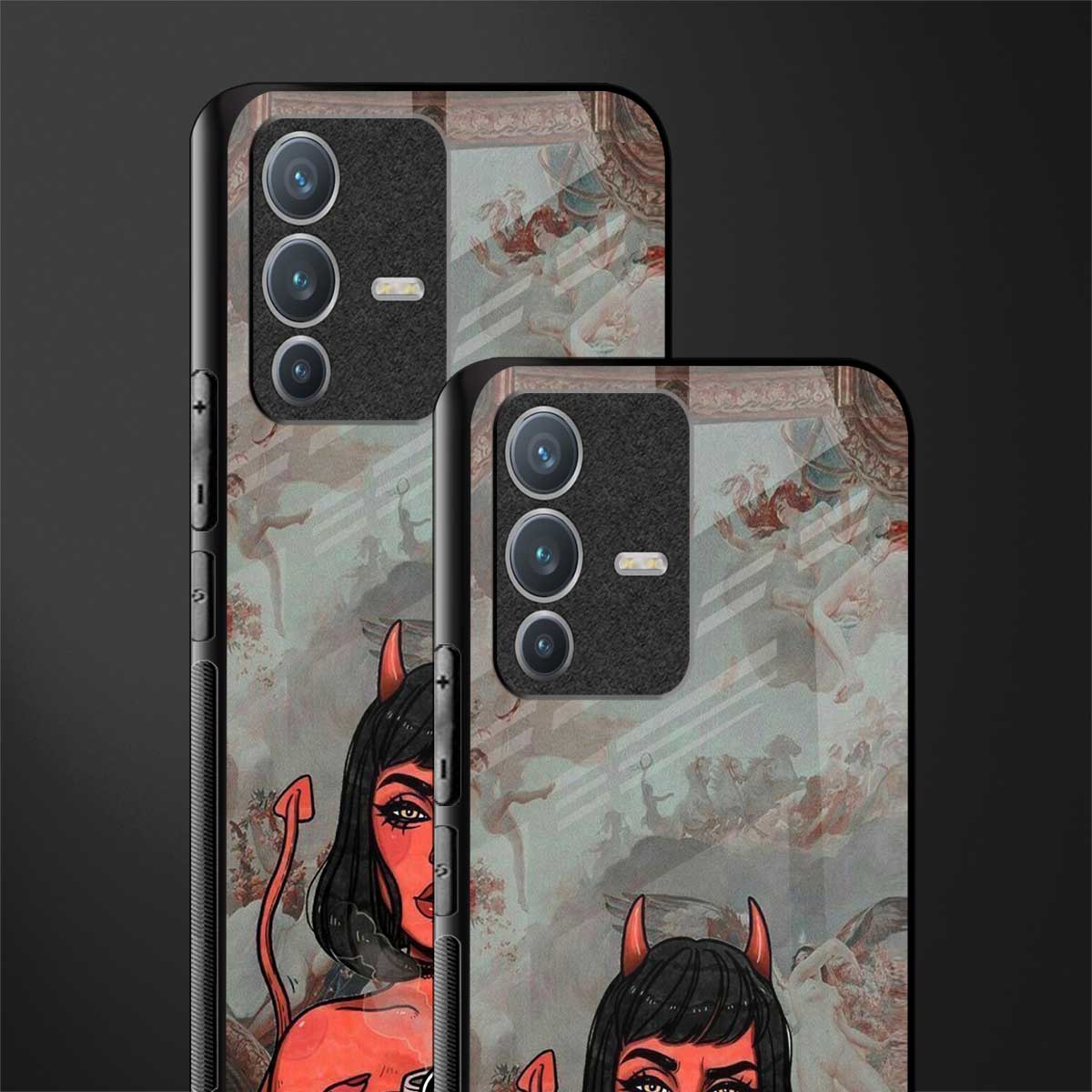devil buys mymerchandize glass case for vivo v23 pro 5g image-2