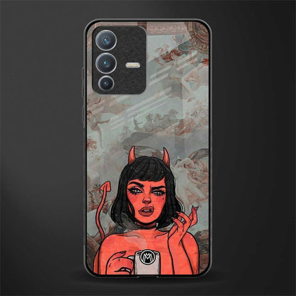 devil buys mymerchandize glass case for vivo v23 pro 5g image