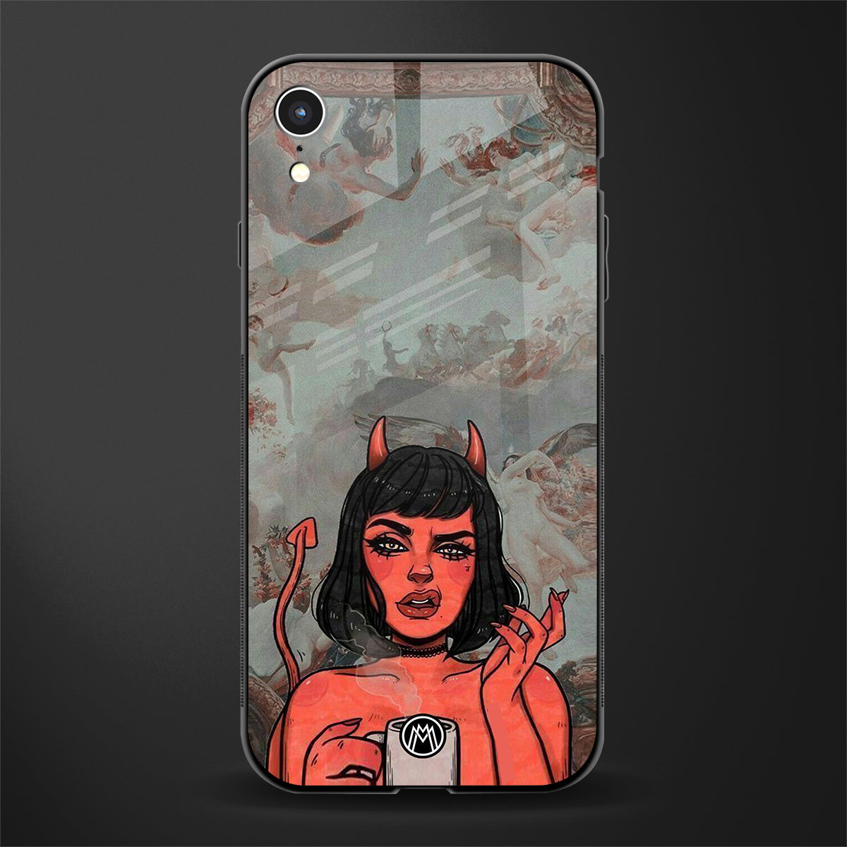 devil buys mymerchandize glass case for iphone xr image