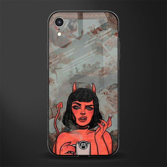 devil buys mymerchandize glass case for iphone xr image